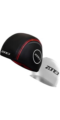 2024 Zone3 Gorro De Neopreno Sin Tirantes Na18ussc108 - Negro / Rojo